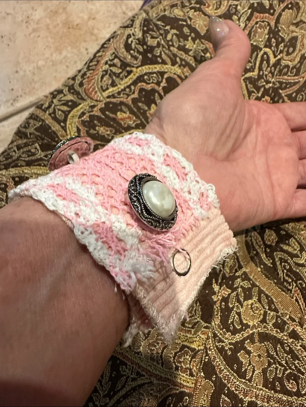 Upcycled soft pink
